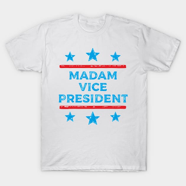 Vintage Madam Vice President Kamala Harris T-Shirt by Jennifer